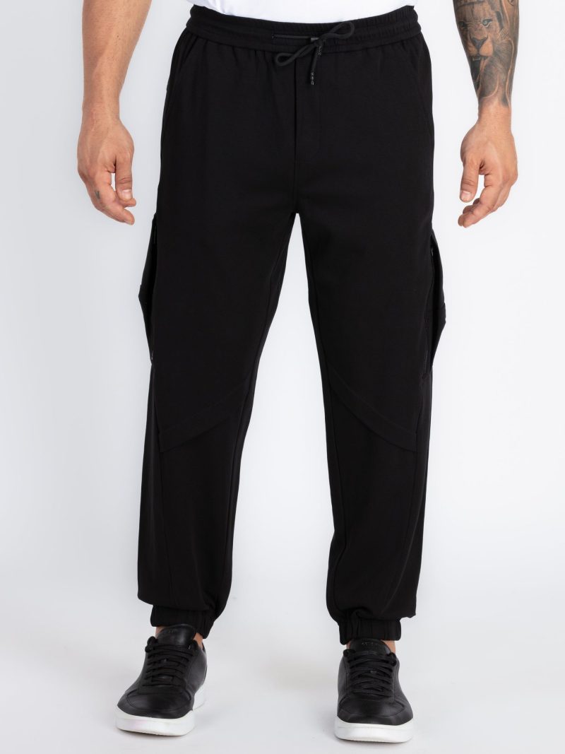 Status Quo Mens Solid Balloon Fit Joggers