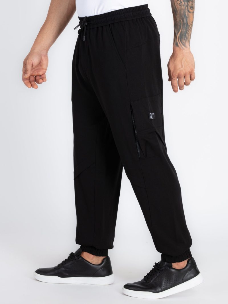 Status Quo Mens Solid Balloon Fit Joggers