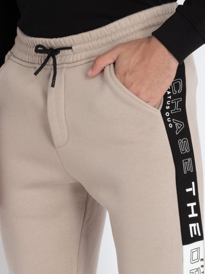 Mens Cut & Sew Regular Fit Joggers