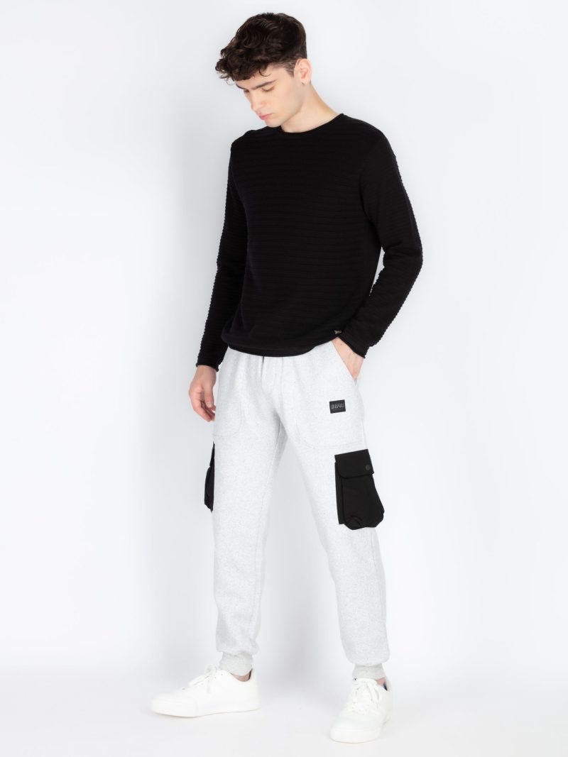 Mens Self Design Joggers