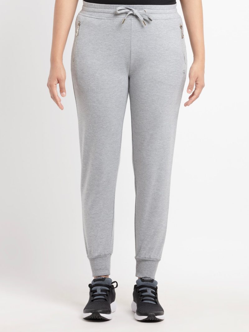 Womens Solid Regular Fit Joggers
