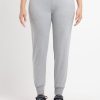 Womens Solid Regular Fit Joggers