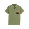 Status Quo Boys Front & Back Printed Polo T-Shirt