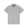Status Quo Boys Floral Print Polo Collar Half Sleeves Regular Fit Tshirt