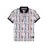Status Quo Boys Printed Polo Collar Half Sleeves Regular Fit Tshirt