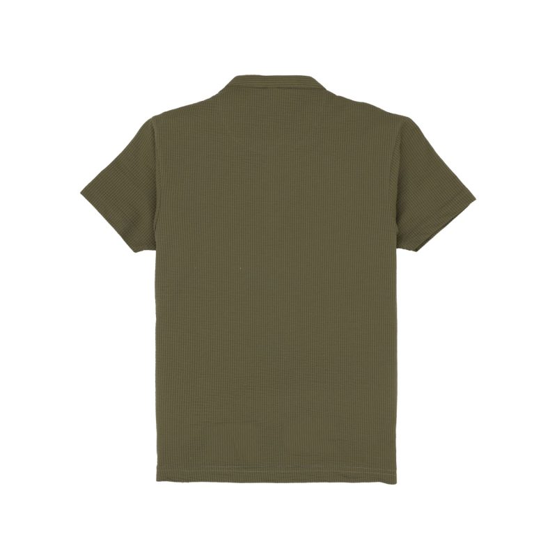 Status Quo Boys All-Over Solid Solid Henley Neck Tshirt