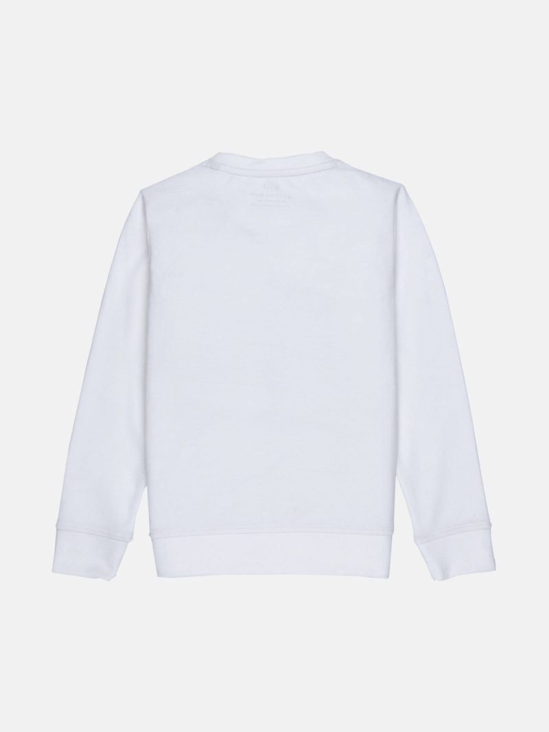 Boys Solid Round Neck Sweatshirt