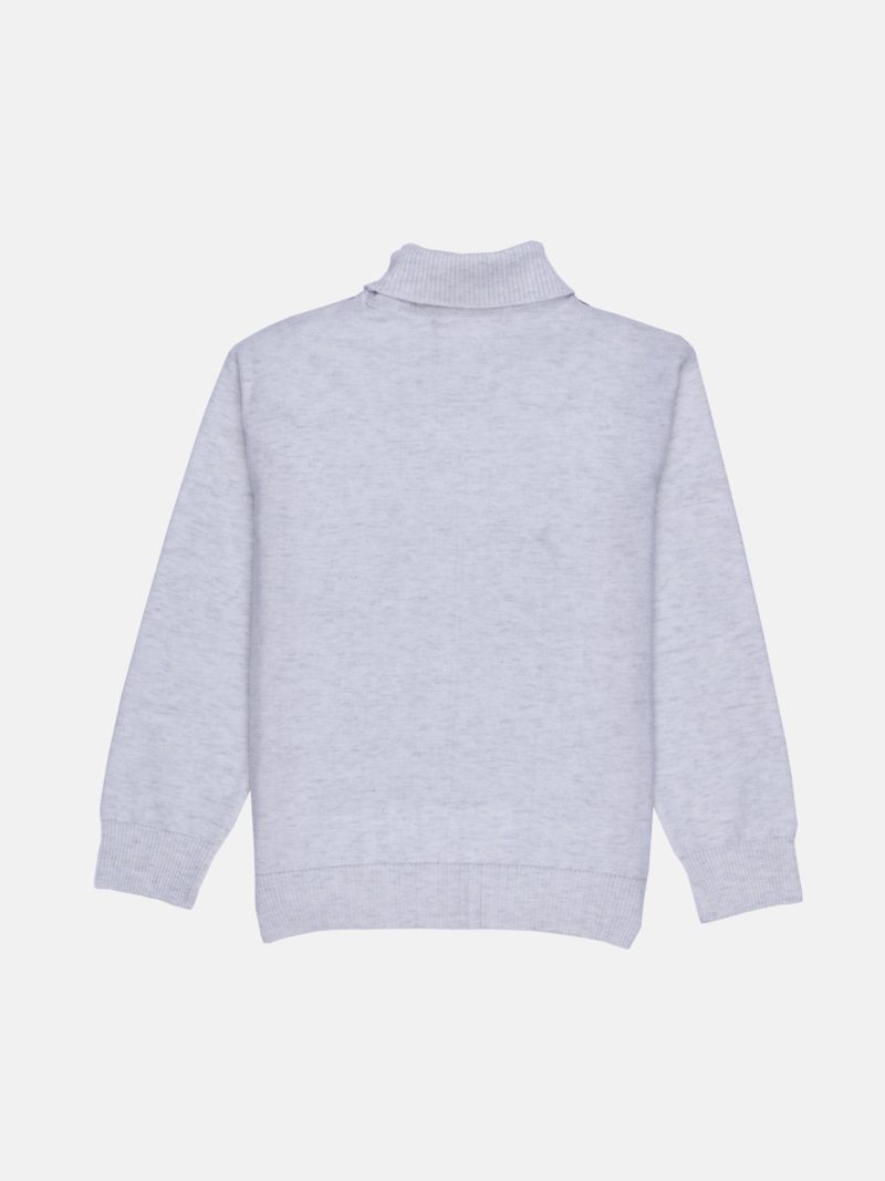 Status Quo Boys Checkered Round Neck Sweater
