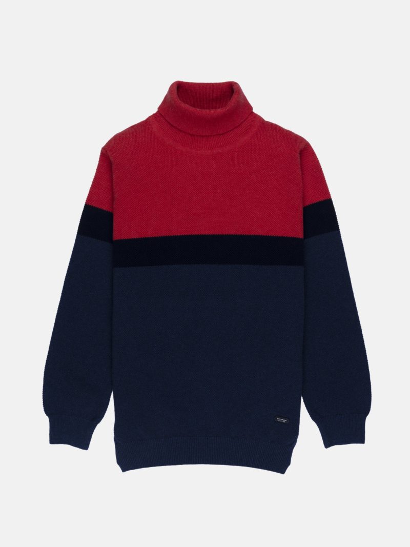 Status Quo Boys Solid Turtle Neck Sweater