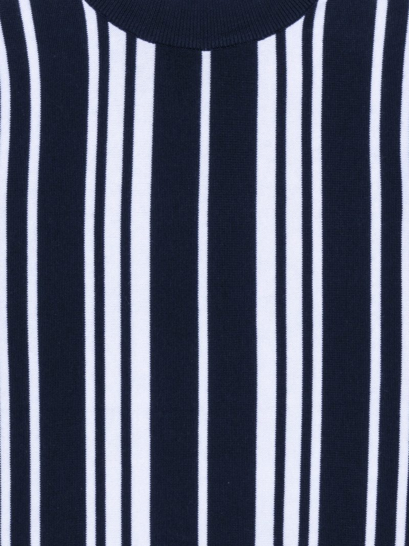 Boys Striped Turtle Neck Sweater