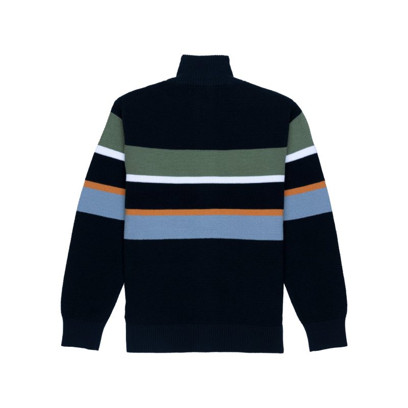 Boys Striped High Neck Sweater
