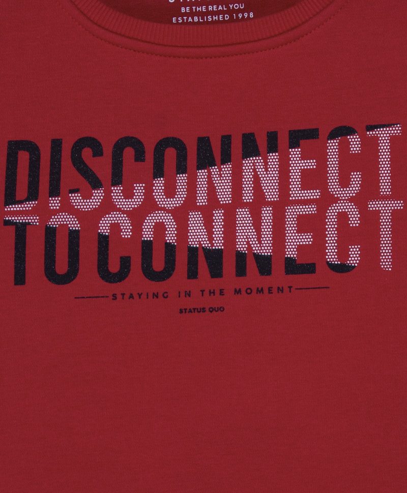 Boys Printed Round Neck Sweatshirt