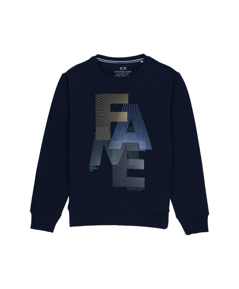 Boys Printed Round Neck Sweatshirt