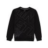 Boys Solid Round Neck Sweatshirt