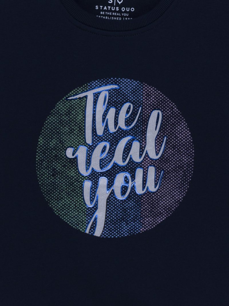 Boys Printed Round Neck Sweatshirt