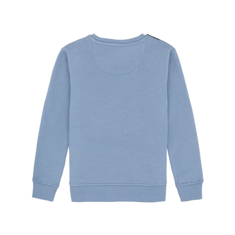 Boys Solid Round Neck Sweatshirt