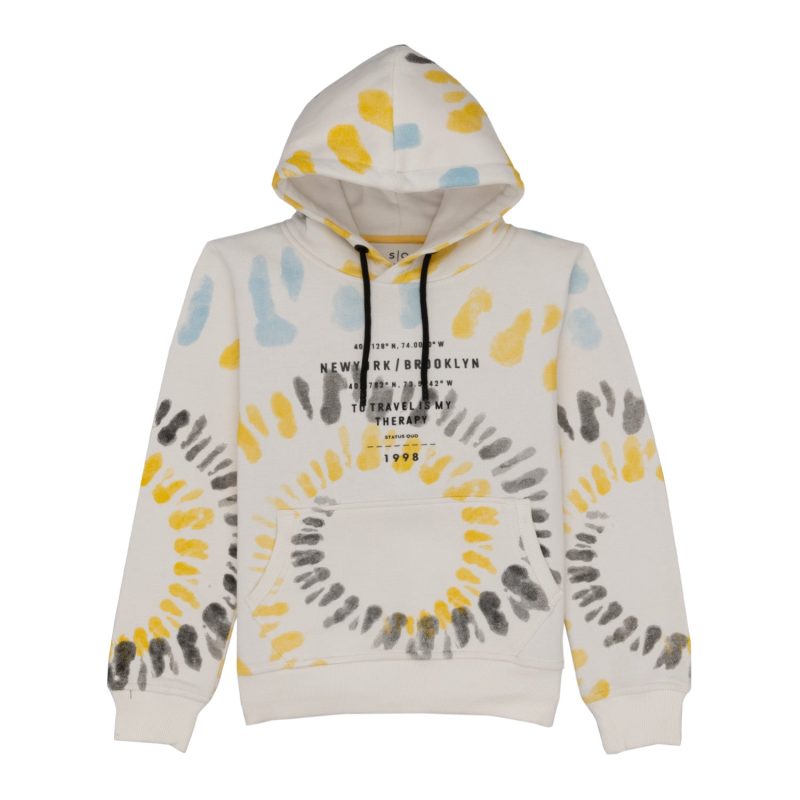 Boys Printed Sweatshirt With Hoodie