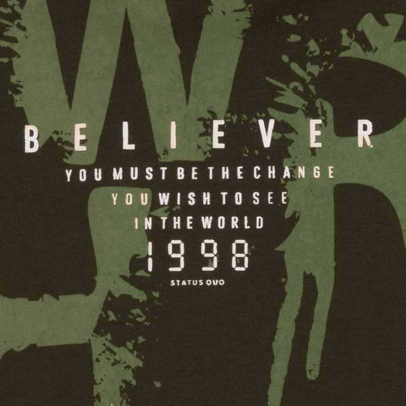 Boys Printed Sweatshirt With Hoodie