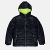Boys Quilted Hooded Jacket