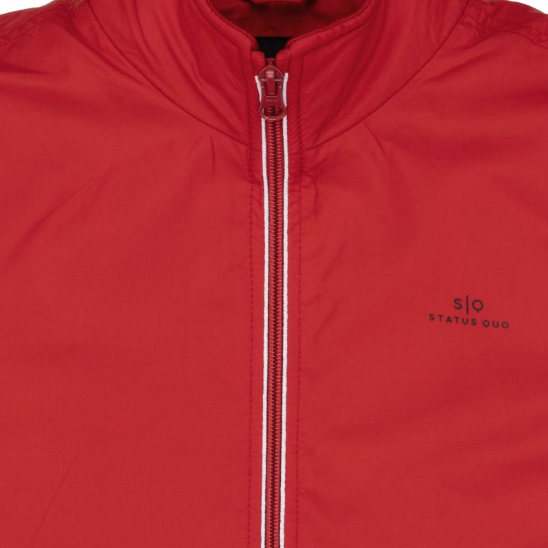 Boys Solid High Neck Jacket