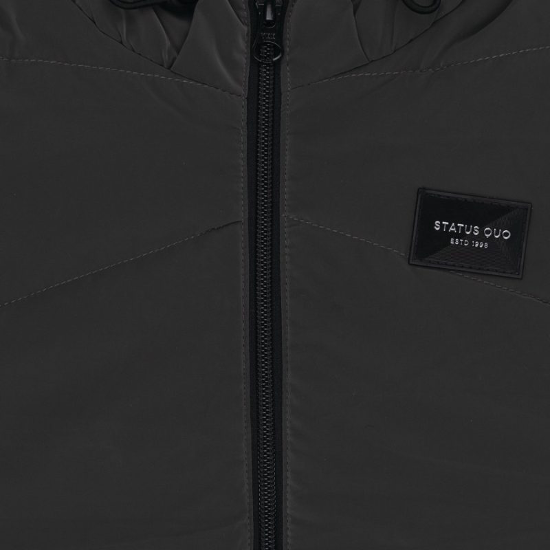 Status Quo Sleeveless Solid Boys Jacket