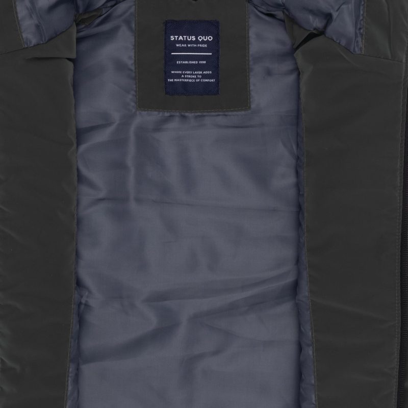 Status Quo Sleeveless Solid Boys Jacket