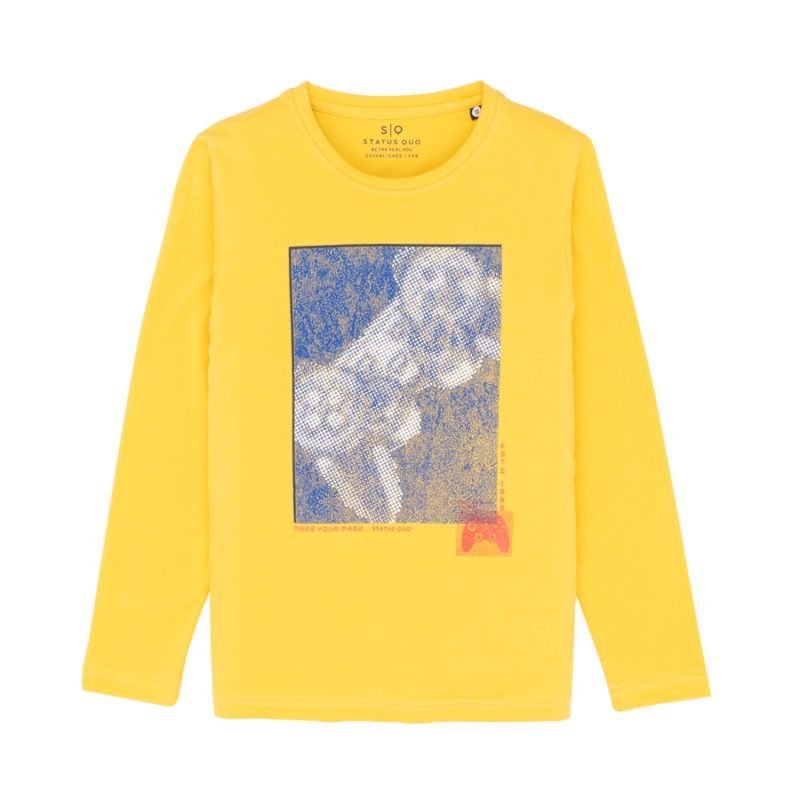 Boys Printed Round Neck T-Shirt