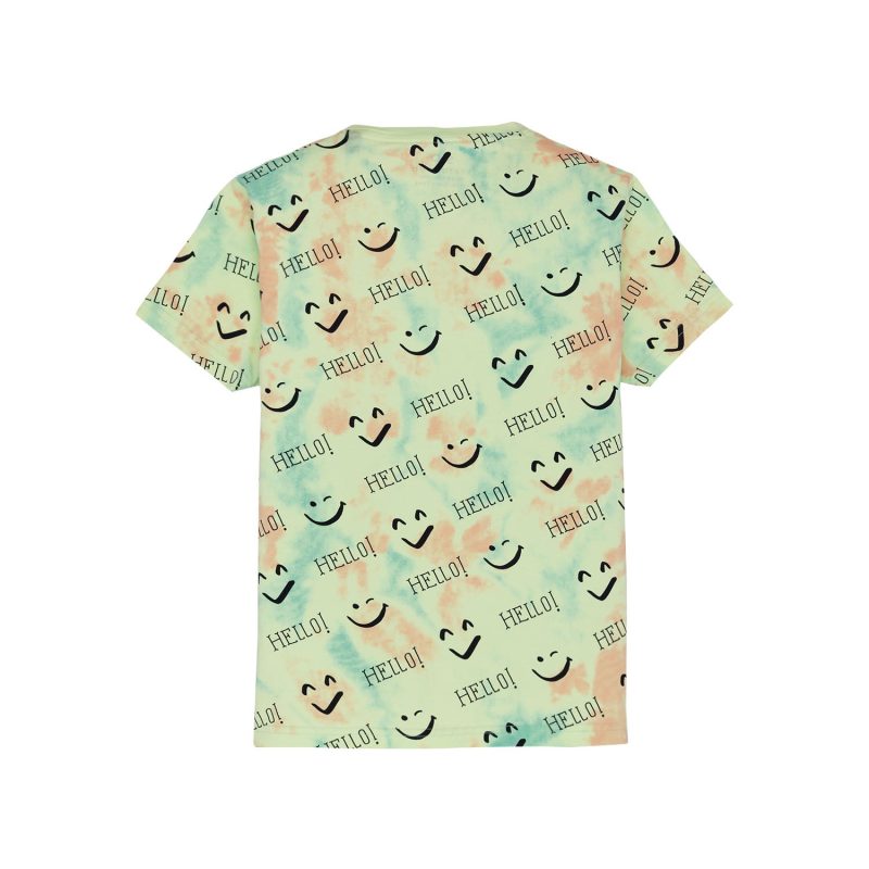 Status Quo Boys All Over Printed Round Neck T-Shirt