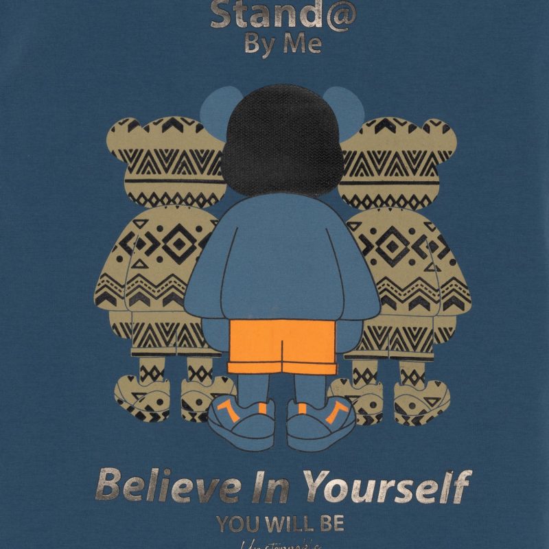 Status Quo Boys Printed Round Neck T-Shirt