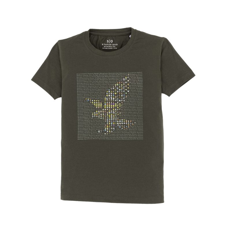 Boys Printed Round Neck T-Shirt