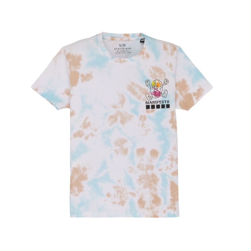 Status Quo Boys All Over Printed Round Neck T-Shirt