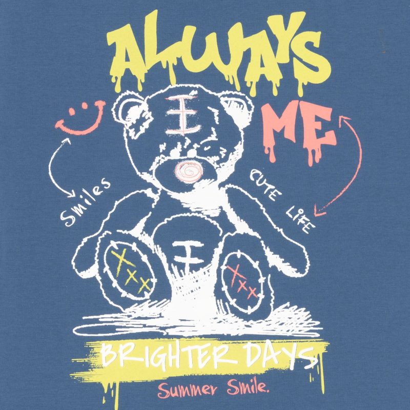 Status Quo Boys Printed Round Neck T-Shirt