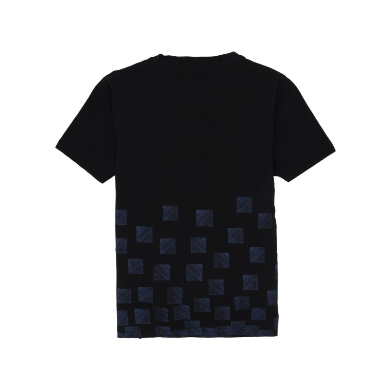 Status Quo Boys Geometric Print Round Neck Half Sleeves Regular Fit Tshirt