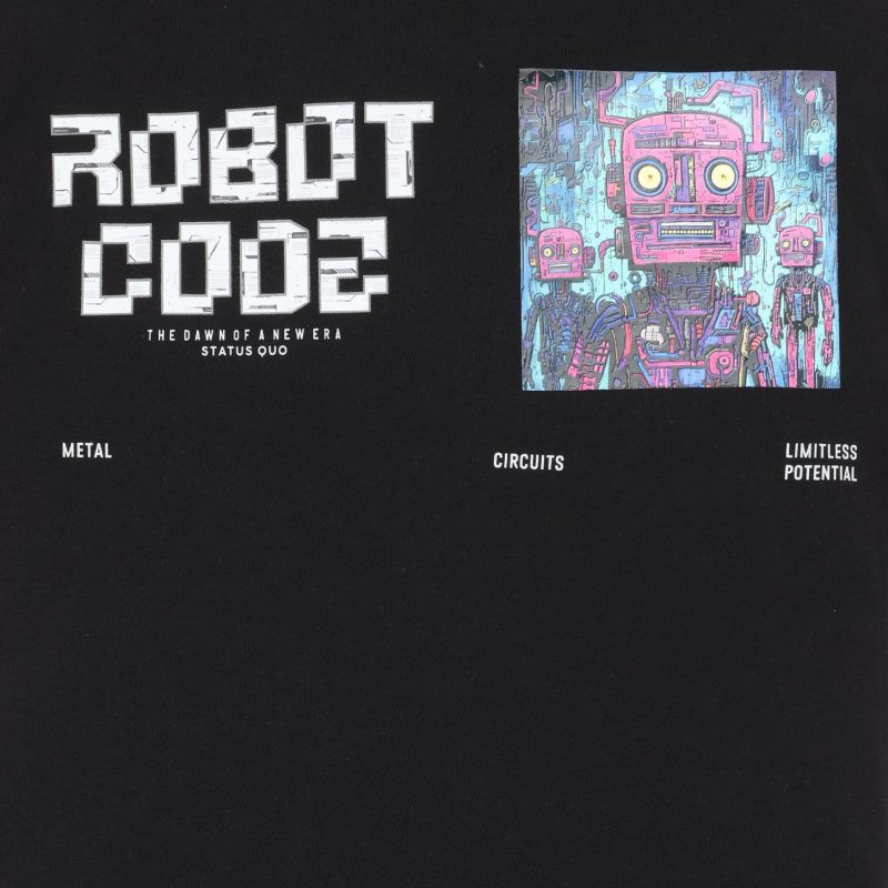 Status Quo Boys Graphic Print Round Neck Half Sleeves Regular Fit Tshirt