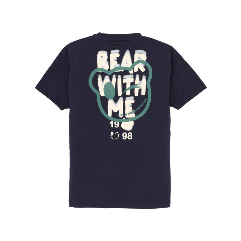 Status Quo Boys Graphic Print Round Neck Half Sleeves Regular Fit Tshirt