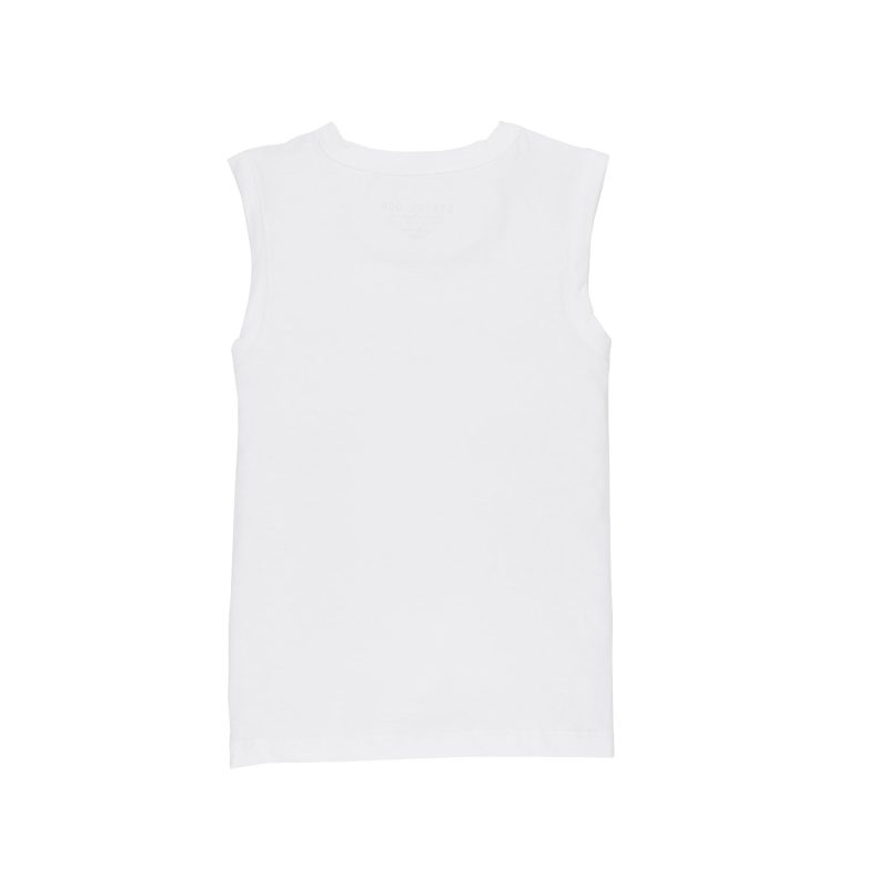 Status Quo Boys Printed Sleeveless T-Shirt
