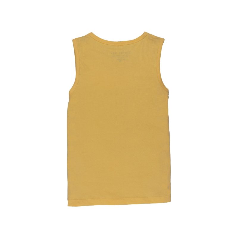 Status Quo Boys Printed Sleeveless T-Shirt