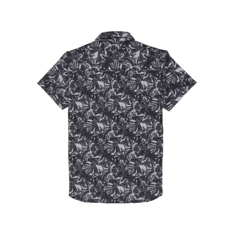 Status Quo Boys Abstract Print Collared Neck Half Sleeves Regular Fit Shirt