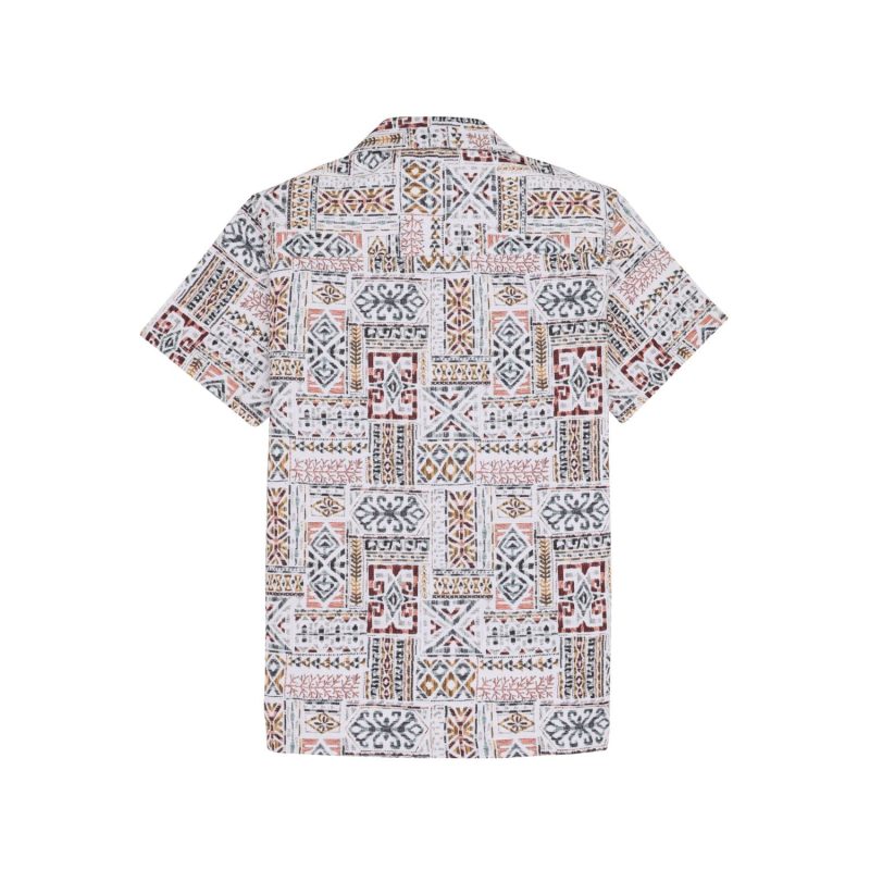 Status Quo Boys Printed Half Sleeves Regular Fit Shirt