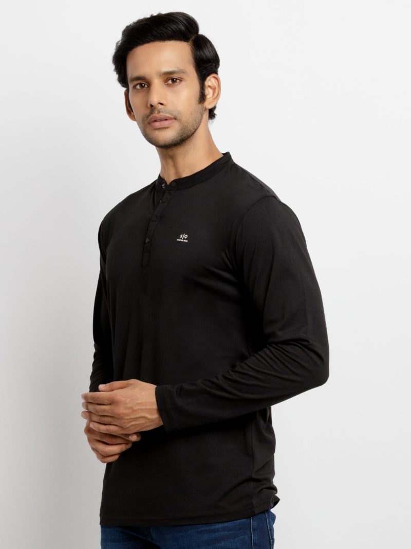 Mens Solid Regular Fit Polo