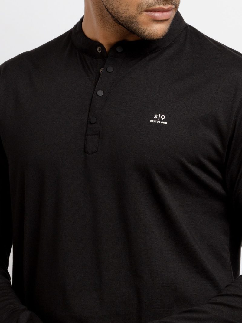 Mens Solid Regular Fit Polo