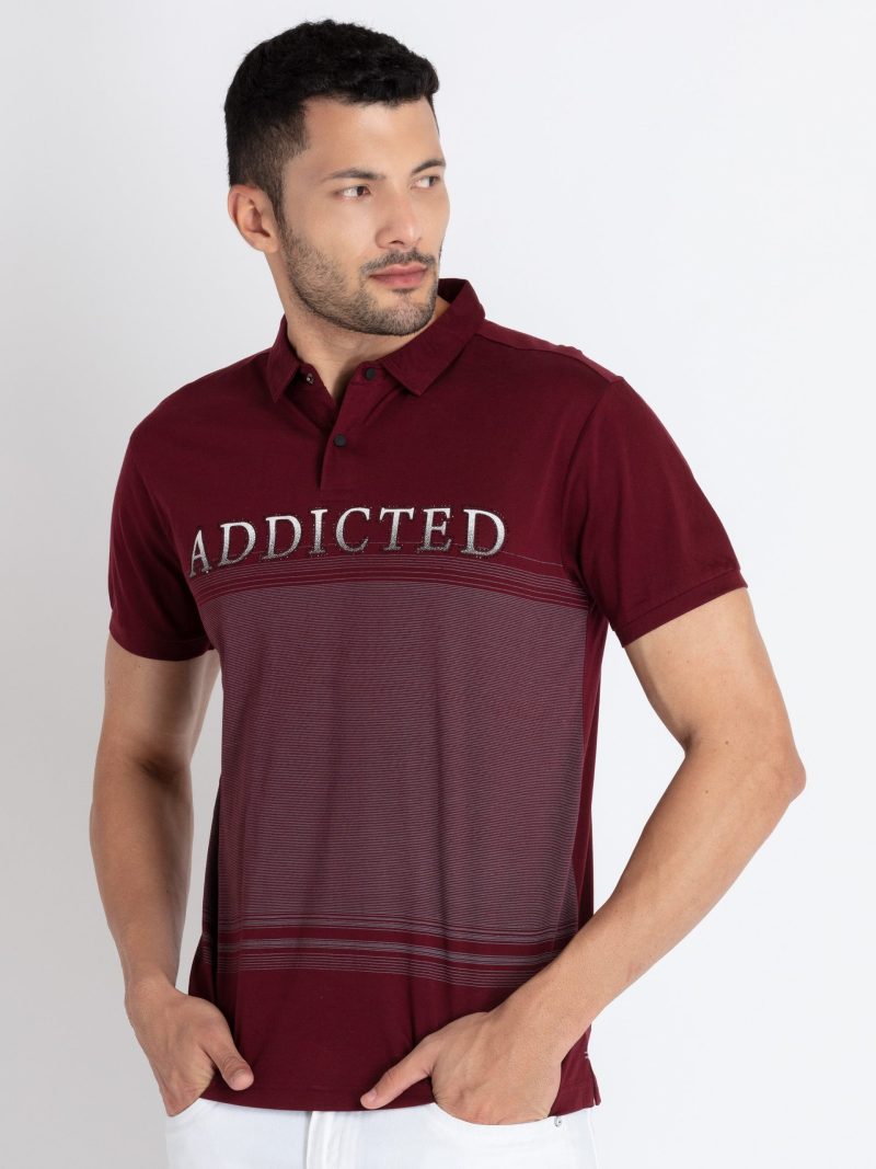 Status Quo Mens Printed Polo T-Shirt