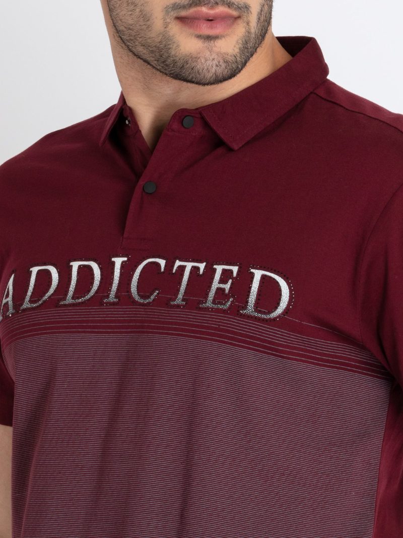 Status Quo Mens Printed Polo T-Shirt