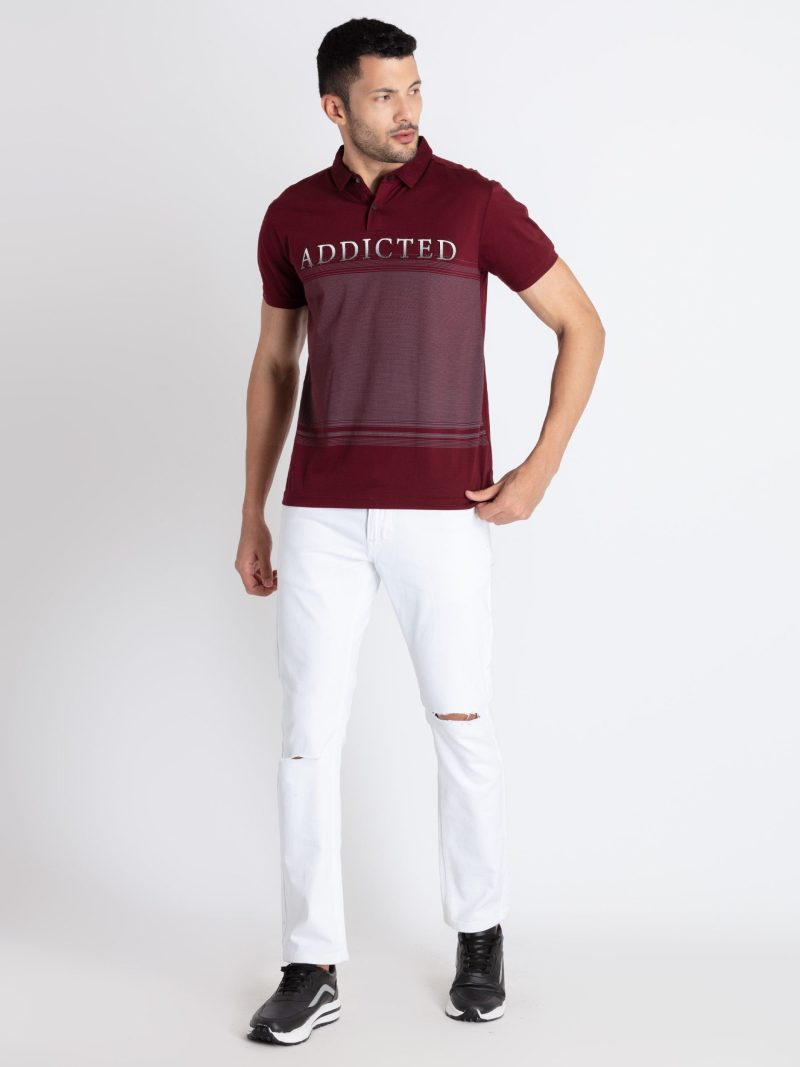 Status Quo Mens Printed Polo T-Shirt