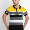 Mens Striped Polo T-Shirt