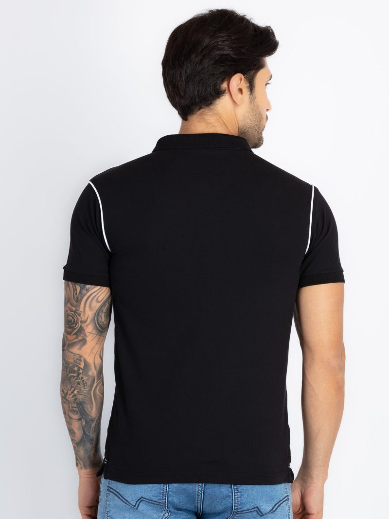 Mens Colourblock Polo T-Shirt