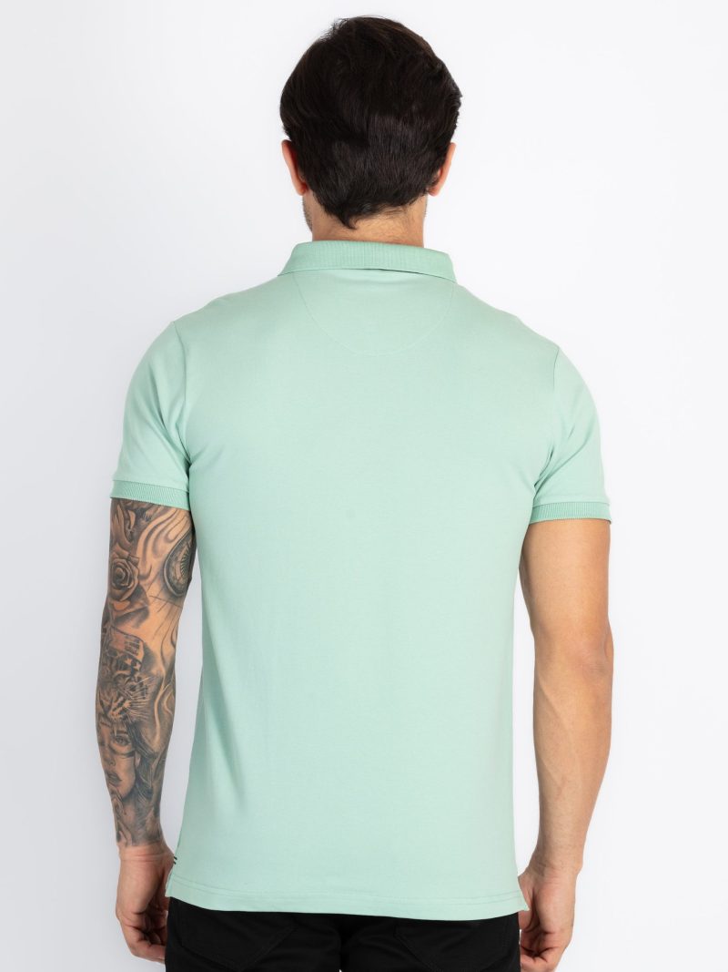 Mens Colourblock Polo T-Shirt