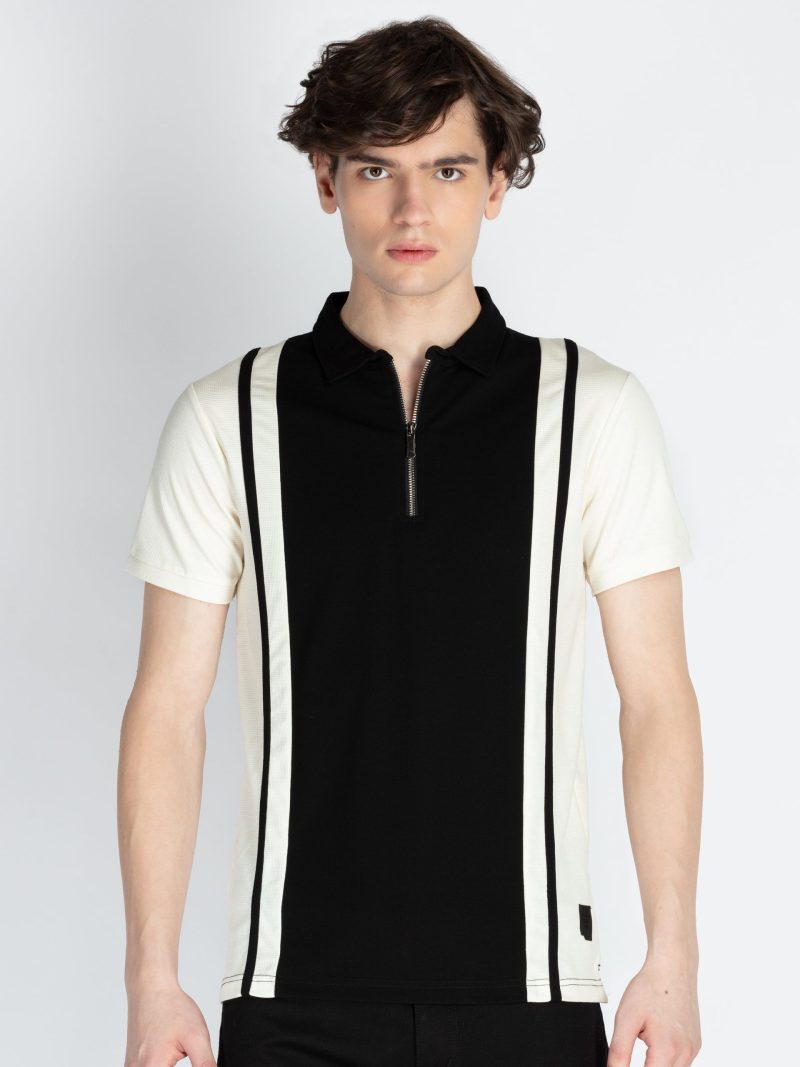 Mens Cut & Sew Polo T-Shirt