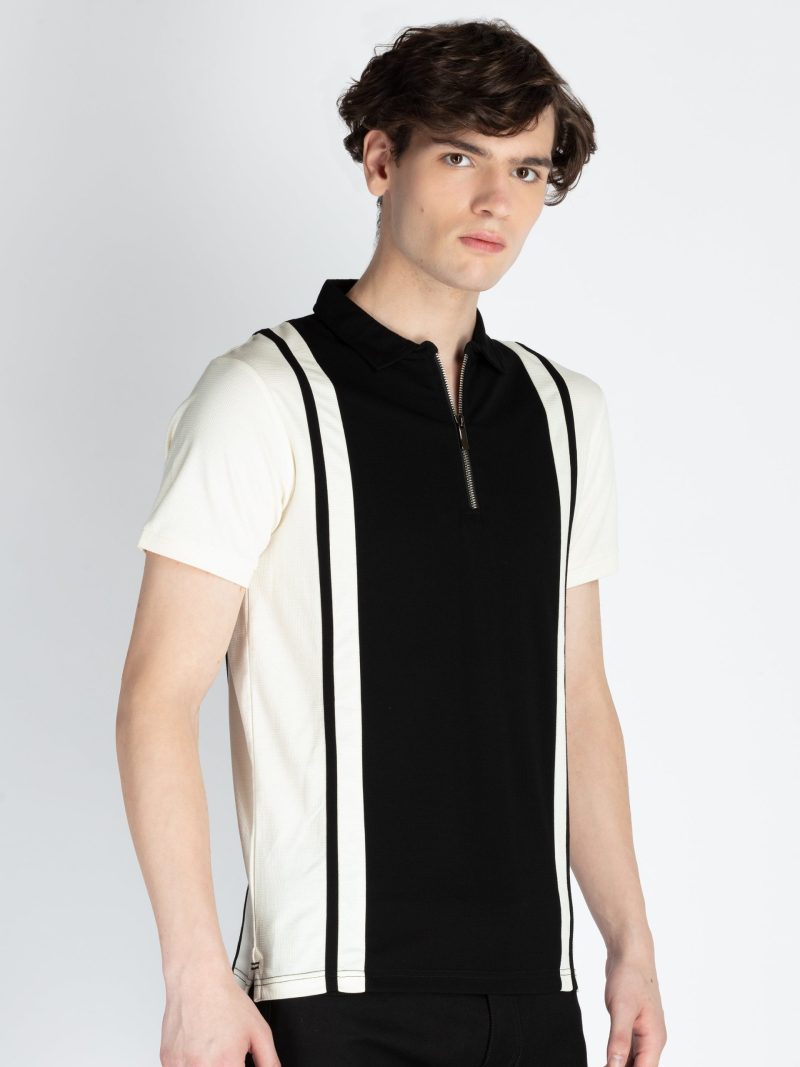 Mens Cut & Sew Polo T-Shirt