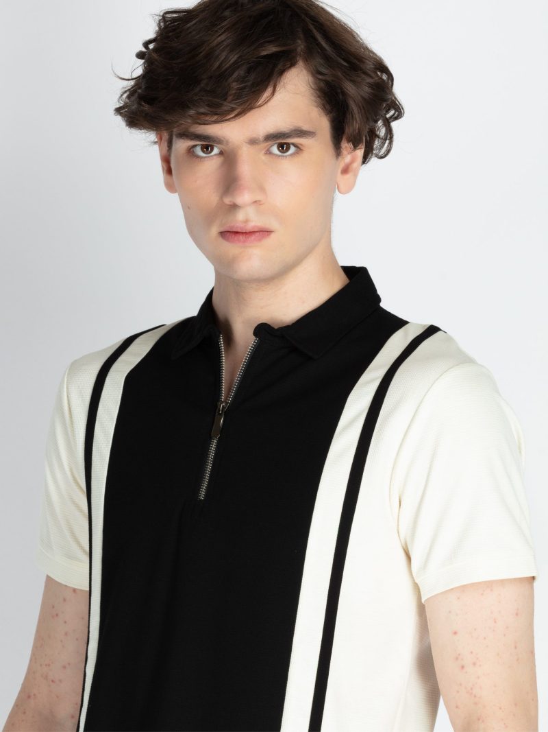 Mens Cut & Sew Polo T-Shirt
